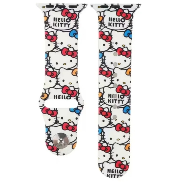 Brand new Apple watch band Hello Kitty Silicone smart watch bracelet - Picture 4 of 6